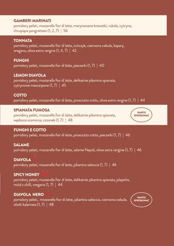 włoski piec menu 09 2026